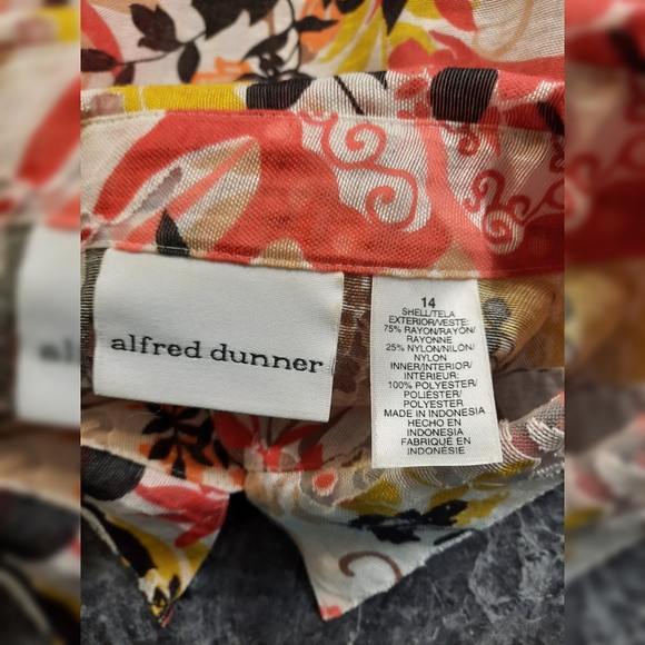 Alfred Dunner floral top - Picture 7 of 12